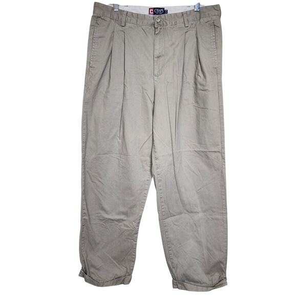 Chaps Size 38 32 Khaki Pants - Picture 1 of 4